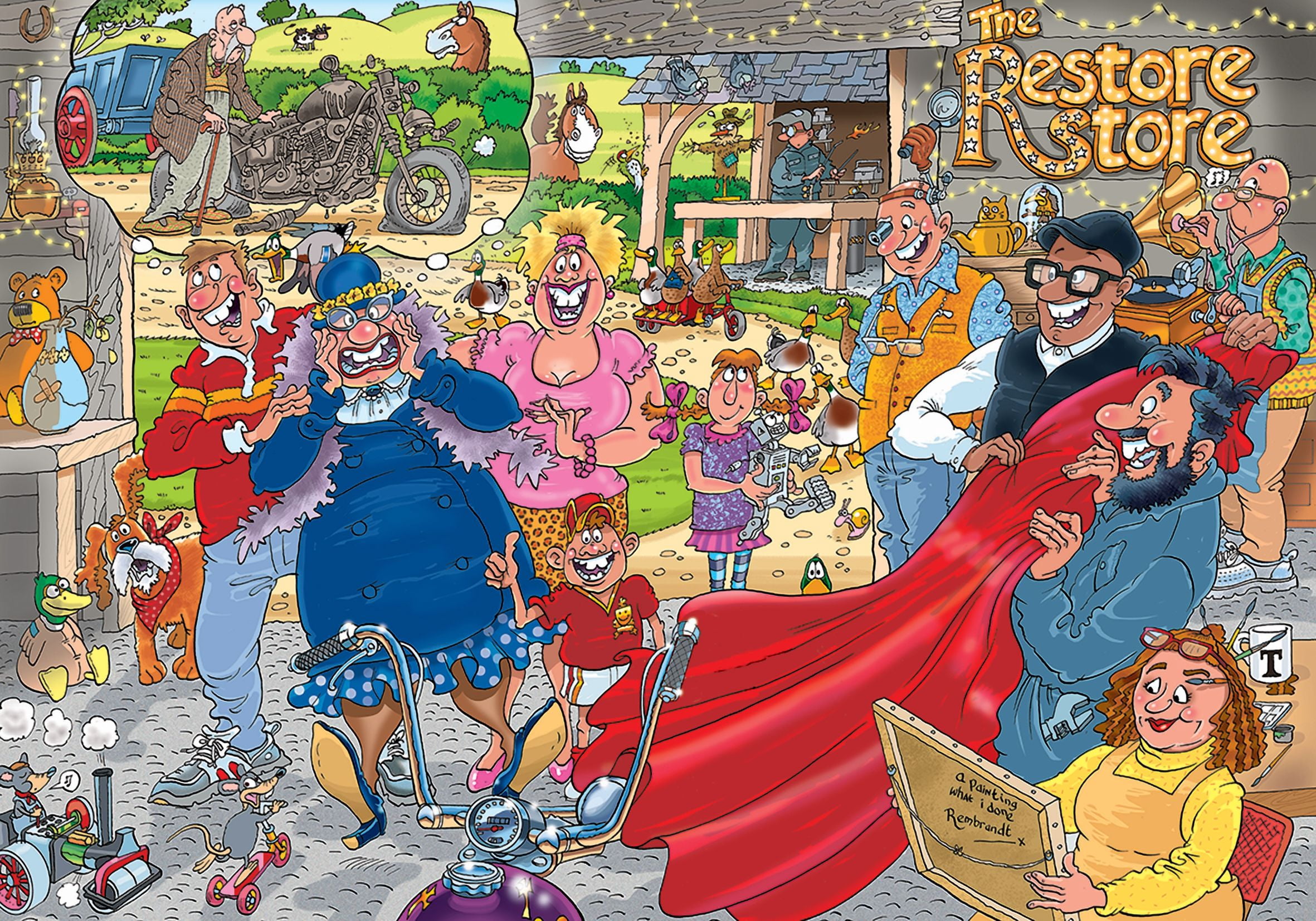 Wasgij - The Restore Store 1000-Piece Puzzle