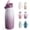 Mist Purple, variant on 12oz Small Insulated Water Bottle Travel Flask Mug, Saxony Blue | 24H Cold & 8H Hot | 100% Leakproof & BPA-Free | Soft Silicone Handle | Dishwasher Safe | Fits Car Cup Holder