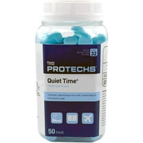 Flents Quiet Time® Soft Comfort Ear Plugs for Sleeping (NRR 32), 50 Pair, Blue