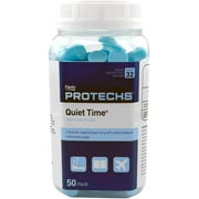 Flents Quiet Time® Soft Comfort Ear Plugs for Sleeping (NRR 32), 50 Pair, Blue