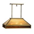 thumbnail image 3 of Meyda 149849 24 in. Mission Prime Oblong Pendant, Bai & Xar Antique - Mission Lodge Art Glass, 3 of 5