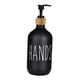 thumbnail image 3 of Dispensador de jabón manual, botella rellenable, contenedor reutilizable, botella de líquido de 500 ml manos negras, 3 of 9