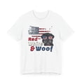 thumbnail image 4 of 4th of July Short Sleeve T-Shirt Featuring an Affenpinscher, 4 of 18