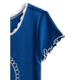 thumbnail image 7 of Hello Kitty Girls Purl Edge Graphic Tee with Short Sleeves, Sizes 4-16, 7 of 7