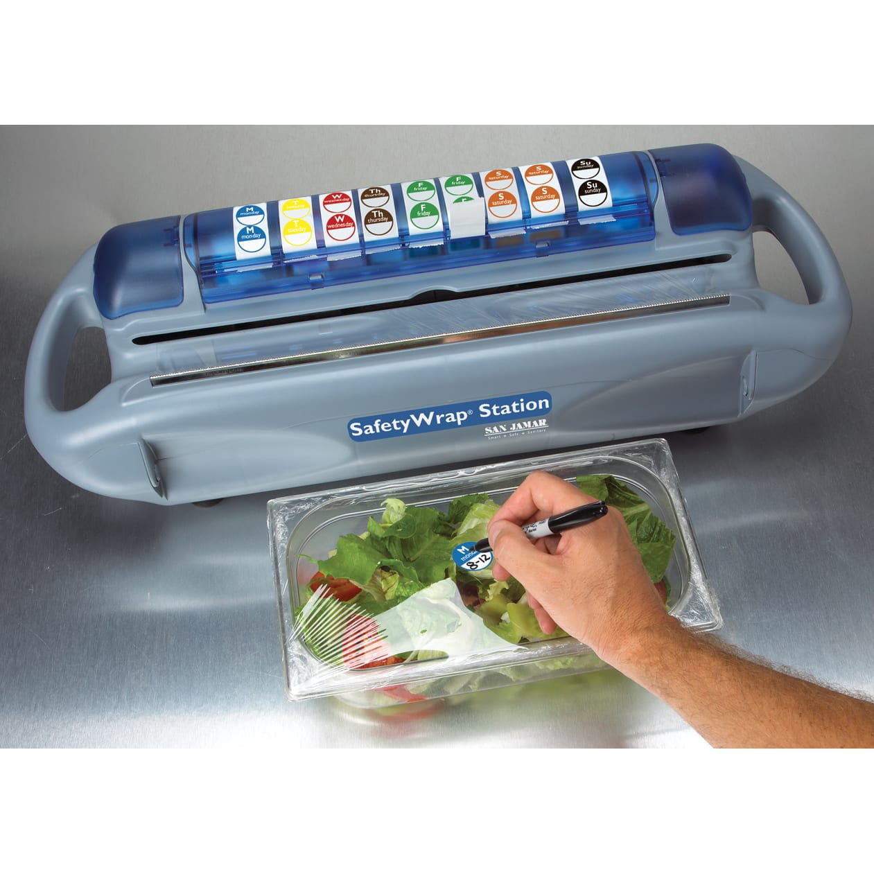San Jamar SW1218 Saf-T-Wrap Film / Foil Dispensing Station