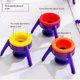 thumbnail image 2 of 24PCS Inverted Bottle Cap Bathroom Bracket Shower Gel Shampoo Easy to Pour Liquid Lid Kitchen Seasoning Bottle Holder, 2 of 5
