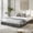 Washed black, variant on Fluted Solid Wood Platform Bed Frame – Low-Profile Minimalist Mattress Foundation, No Box Spring Needed