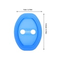 thumbnail image 2 of Miangastore 4pcs Universal Silicone Car Door Lock Protector Cover Thickened Shock Absorption Noise Reduction Door Latch Guard Cover Replacement, 2 of 9