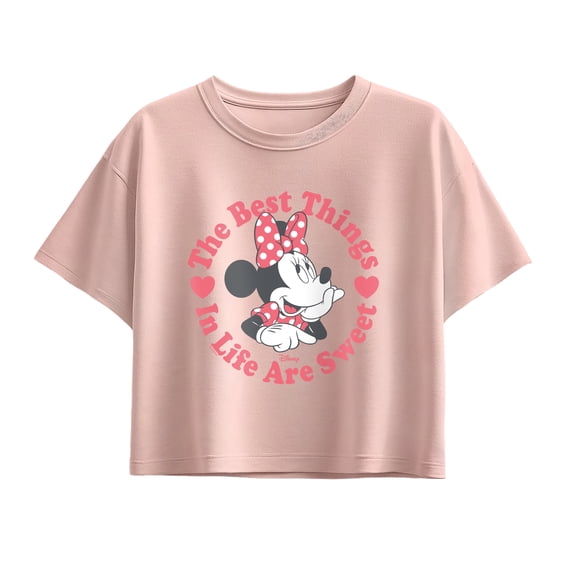 Disney - Minnie Sweet Life - Youth Girls Boxy T-Shirt