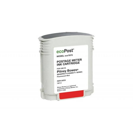 - Clover Remanufactured Postage Meter Red Ink Cartridge for Pitney Bowes 787 0 - CIGECO7870
