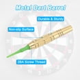 thumbnail image 4 of Unique Bargains 16 Grams Copper Dart Replacements Barrel, Gold Tone 3Pcs, 4 of 6