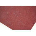 thumbnail image 3 of Dainty Home Venecia Placemat, 12"x18", Burgundy, Set of 4, 3 of 4