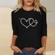 thumbnail image 1 of TaTaai Hoodies Shirts for Women Early Fall Long Sleeve Tops Vintage Graphic Outfits Tops Fashion Pullover Tees Gift, 1 of 5