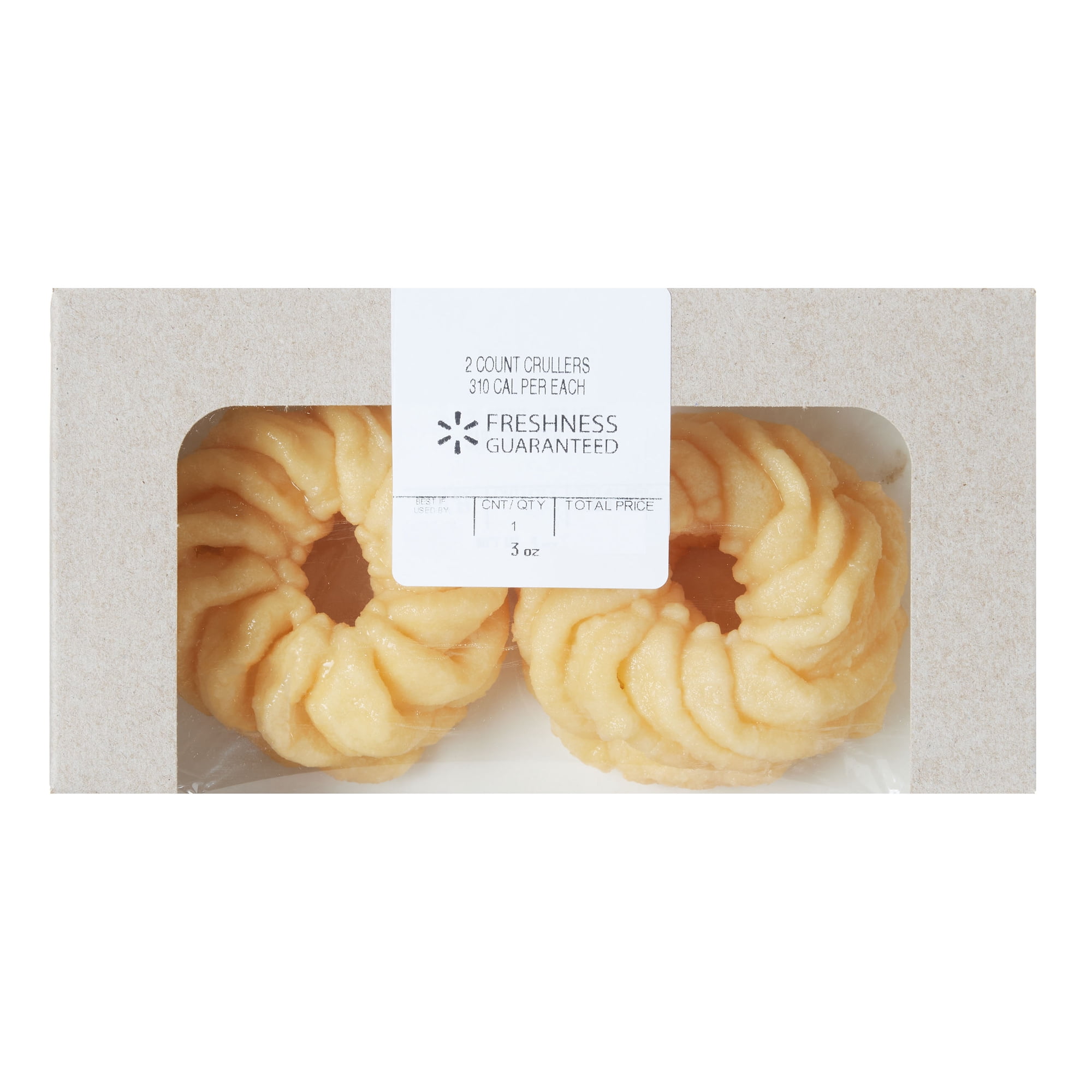 Freshness Guaranteed Regular Vanilla Glazed French Crullers, 3 oz, 2 Count