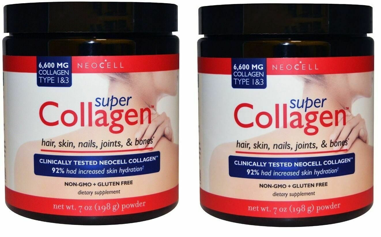 Neocell Super Collagen, Type 1 & 3, 7 oz (198 g) 2 Packs