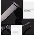 thumbnail image 4 of Retro Small Frame Sunglasses, Rectangular Trend - White and Black, 4 of 5