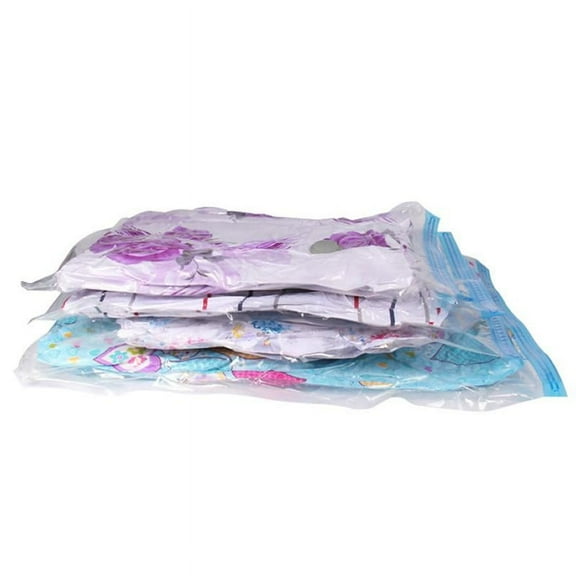 QQbed 8 Pack Large Double Seal Waterproof Vacuum Storage Bags 35"x28" (90x70cm) Reduces Size by up to 80%