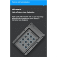 thumbnail image 3 of Adaptateur de Montage SSD HDD 2.5 Pouces vers 3,5 Pouces Support de Disque Dur pour PC Ordinateur, 3 of 6