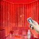 thumbnail image 3 of 3/4/6M 8 Mode USB Curtain String Lights Fairy Light LED Bedroom Light Wedding Christmas Decorations for Home 2025 New Year Decor, 3 of 5