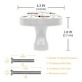 thumbnail image 3 of 4 Pcs Dogs Bones and Lettering Knobs for Kitchen Cabinet Cupboard Dresser Bookcase Drawer Pulls Handles Round Home Decor, 3 of 5