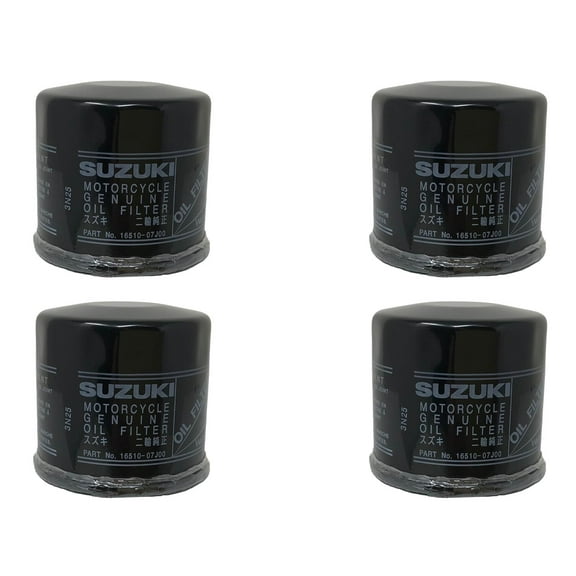 4 Pack Suzuki OEM Oil Filter 16510-07j00