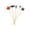 Pumpkin-Bat-Skull -Ghost -Spider, variant on 100 Pcs USA American Flag US Toothpick Flags Cupcake Toppers For Sandwiches Appetizers Cake Cocktail Independence Day 4th of July Decor