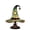 Green, variant on Witch Hat Lamp - Stained Glass Handmade Gothic LED Table Lamp, Night Light for Indoor Party, Purple Glowing Decor