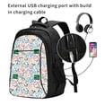 thumbnail image 2 of Honeii Back To School for Travel Laptop Backpack, Business Laptops Backpack with USB Charging Port, College High School Computer Bag for Men Women, 2 of 7