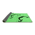 thumbnail image 2 of Ahgly Company Indoor Round Abstract Emerald Green Modern Area Rugs, 8' Round, 2 of 4
