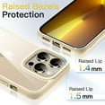 thumbnail image 5 of JETech Case for iPhone 13 Pro 6.1-Inch, Shockproof Phone Bumper Cover, Solid Color Matte TPU Frame, Anti-Scratch Clear Back (Gold), 5 of 6