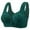 Green, variant on Comfortable and Sexy Transparent Strap Cordless Backless Spongeless Bra, Convertible Shoulder Straps with Baggy Design