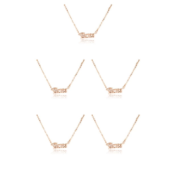 Collar Constelaciones Zodiaco Minnieouse Oro Rosa Aries