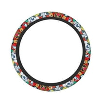 Saiise Scooby-Doo Print Steering Wheel Covers for Car,Truck and SUV,Universal 15 inch Steering Wheel Cover Protection