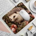 thumbnail image 2 of Hedgehog Square Desk Pad Mouse Mat Gaming Mousepad, 8.3x9.8 Inch, Non-Slip Rubber Bottom, Printed, Suitable for Office and Gaming, 2 of 6