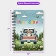 thumbnail image 5 of Happy Easter Scottish Fold American Flag Truck Spiral Bound Journal Cat Lover Kitten Owner Gifts 5x7in Spiral Notebook - 03001, 5 of 5