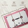 thumbnail image 6 of Elephant Stock White Cassette Tape Wall Art - Horizontal Multi Panel Canvas - Living Room Wall Decor - Music Multi Panel - White And Pink Decor - 74" x 48", 6 of 8