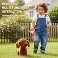 thumbnail image 4 of Robot Dogs Realistic, Wuffy Robot Dog, Interactive Walking Plush Robots Dog Toys with Touch Sensing, Voice Mimic, LifelikeSounds, Tongue & Licking Motion,Battery Powered Puppy, 4 of 11