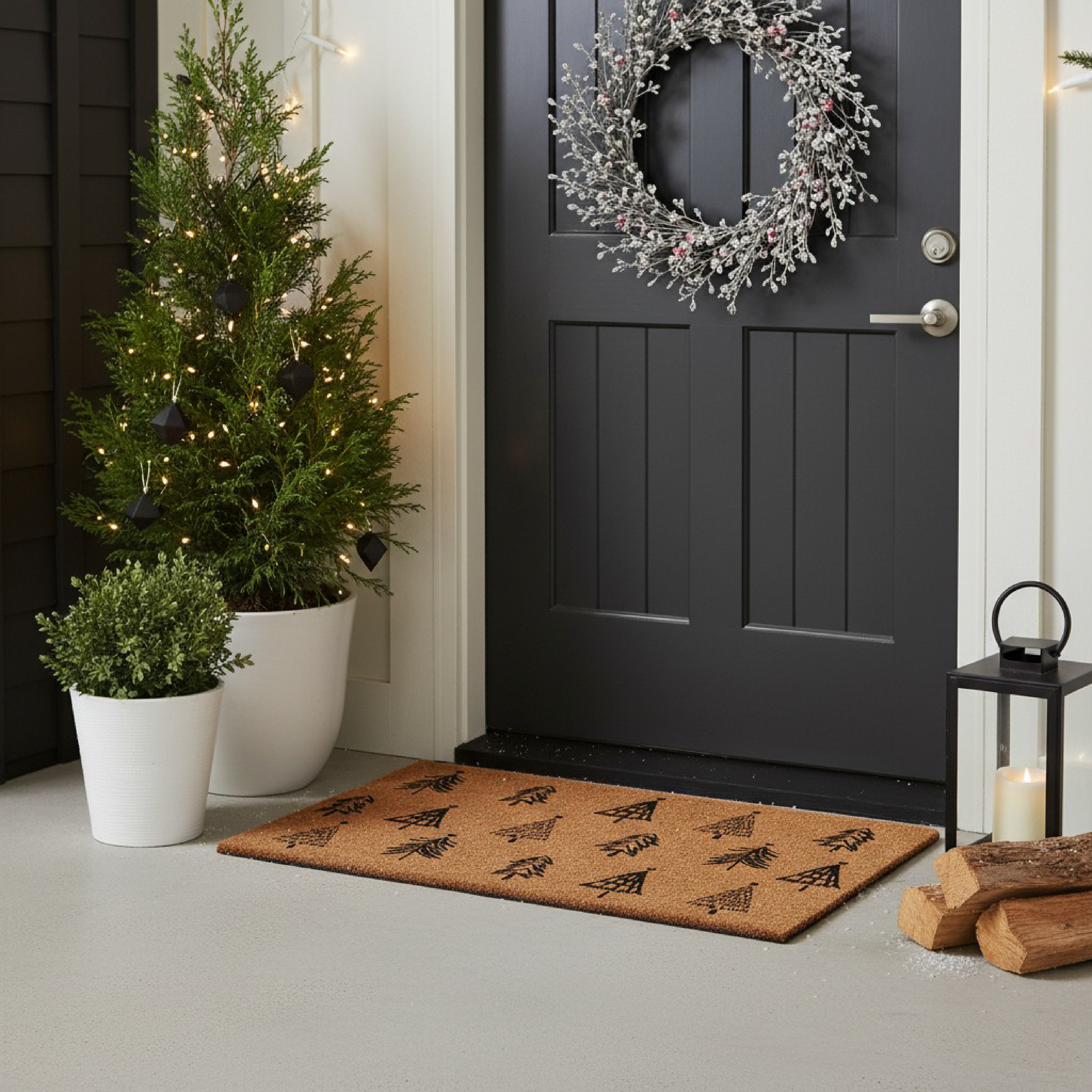 Calloway Mills Christmas Tree Farm Doormat