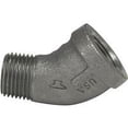 thumbnail image 3 of Anvil 8700128252, Malleable Iron Pipe Fitting, 45 Degree Street Elbow, 3/4" NPT Male x NPT Female, Black Finish, 3 of 3
