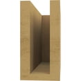 thumbnail image 4 of Ekena Millwork 4"W x 8"H x 12"L Block Woodgrain TimberThane Rafter Tail, Primed Tan, 4 of 6