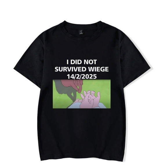 Alien Stage Merch T-Shirt I Did Not Survived Wiege Top Tees ALNST Men Women Short Sleeve T Shirt