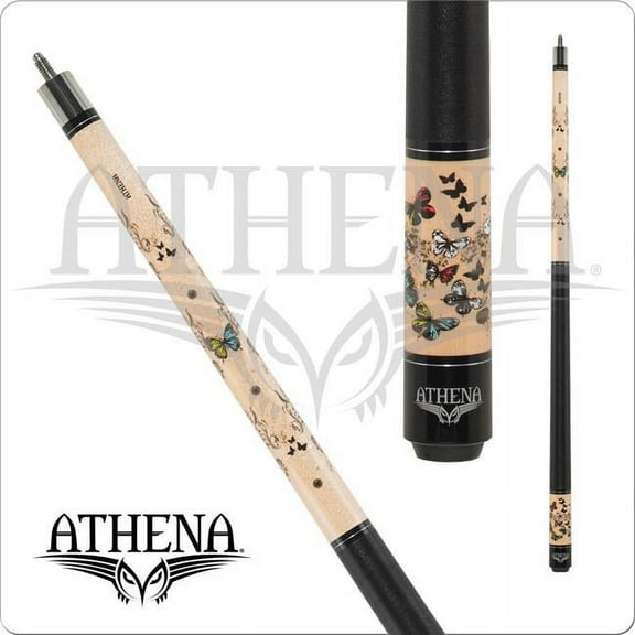Athena Cues ATH45 19.0 19 oz Athena Butterfly & Vine Pool Cue