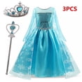 thumbnail image 1 of Vestido de reina de la nieve para niñas, Disfraces para Niñas, fiesta de carnaval, baile de graduación, bata, ropa para niños, vestido de princesa de 3 a 12 años, 2023 Fivean unisex, 1 of 2