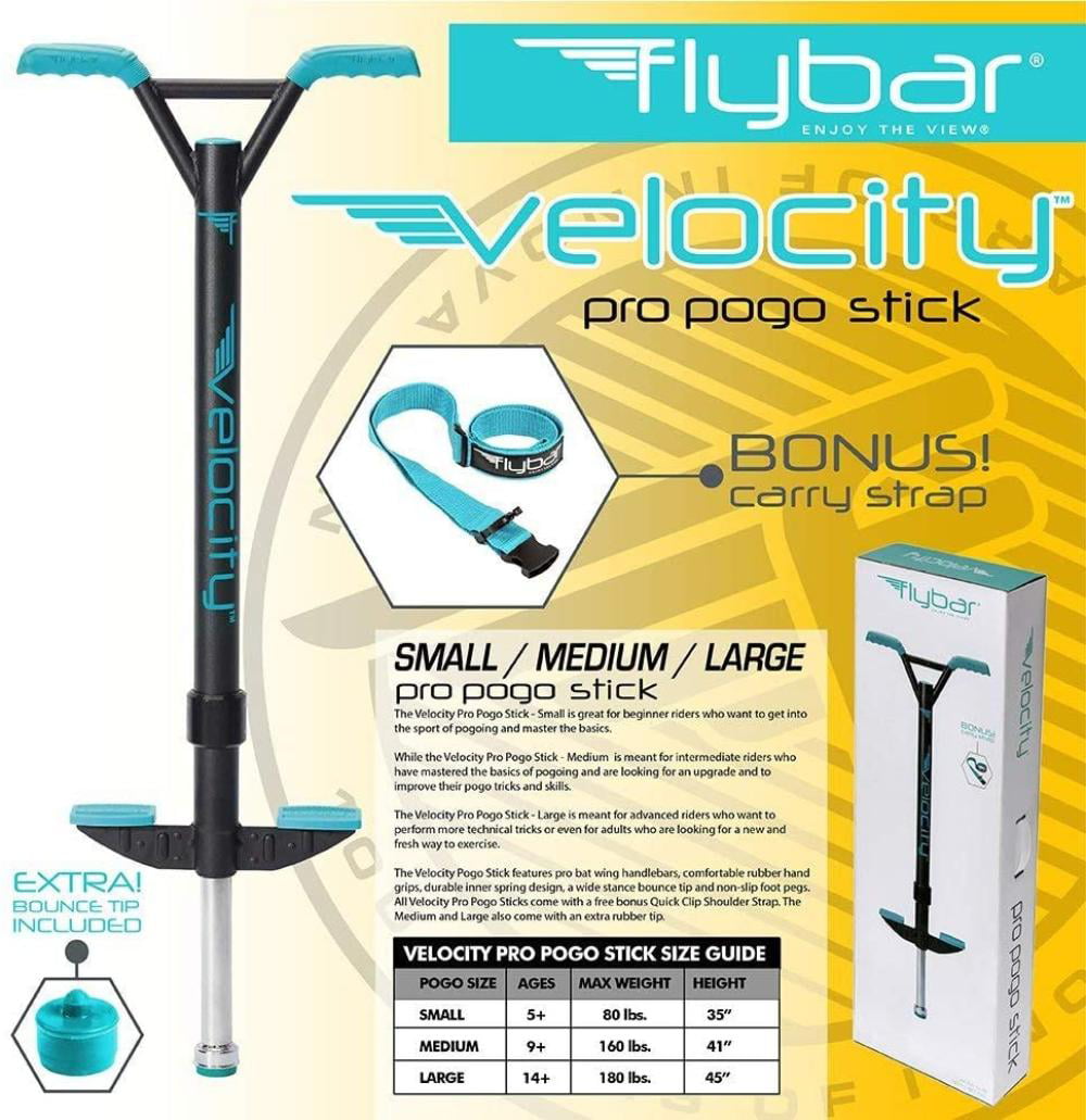 40-8... Details about   Flybar Velocity Pro Trick Pogo Stick for Kids & Adults Comes in Small 