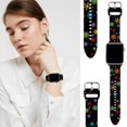 thumbnail image 4 of Compatible Con Winter Snowflake Apple Watch 38/40/41/42/44/45 Mm Para Mujeres Y Hombres, Silicona Suave, Regalos Navideños, Decoraciones, Pulsera De Repuesto Para Iwatch Series 9, 8, 7, 6, 5, 4, 3, 2,, 4 of 5