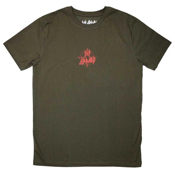Def Leppard Adult Mini Target Logo T-Shirt