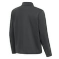 thumbnail image 3 of Men's Antigua Pewter Calgary Flames Twist Quarter-Zip Pullover Jacket, 3 of 3