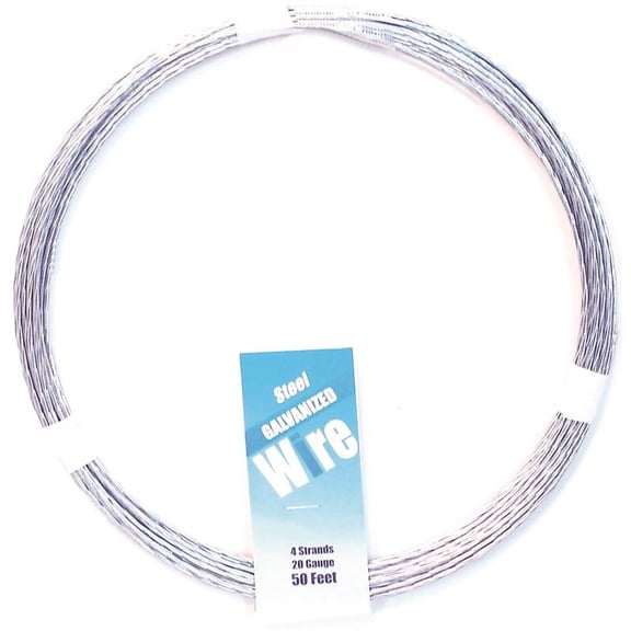 Midwest Fastener 11270 Stranded Steel Guy Wire, 50'