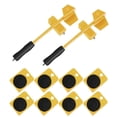thumbnail image 2 of Callipe 1 Set Furniture Mover with 8 Wheels Heavy Duty Furniture Lifter Strong Load Bearing Appliance Roller Furniture Moving Dolly Slider Tools, 2 of 8