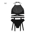 thumbnail image 1 of Conjunto de lencería sexy para mujer Conjunto de sujetador de malla con diseño de malla Conjunto de sujetador transparente para niña, L Inevent XX000162-03, 1 of 7